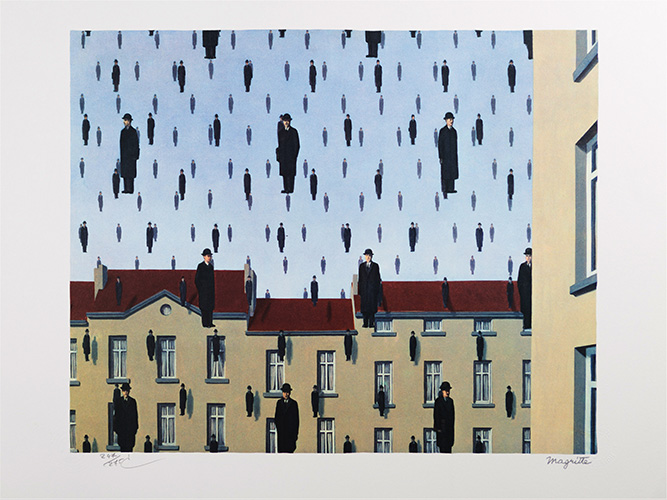 Rene Magritte 겨울비 (Golconde)