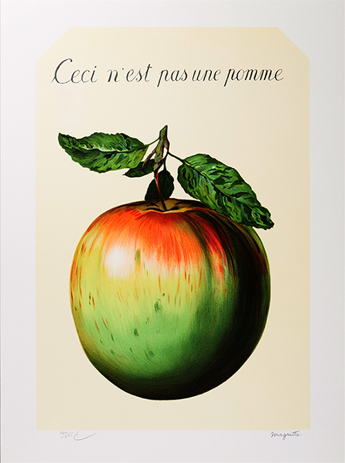 Rene Magritte 이것은 사과가 아니다(Ceci n‘est pas une pomme)