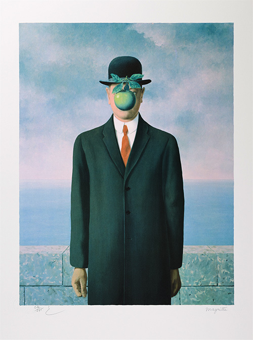 Rene Magritte 인간의 아들(Le Fils de I'Homme)