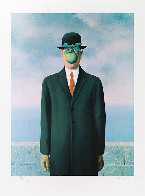 Rene Magritte 인간의 아들(Le Fils de I'Homme)