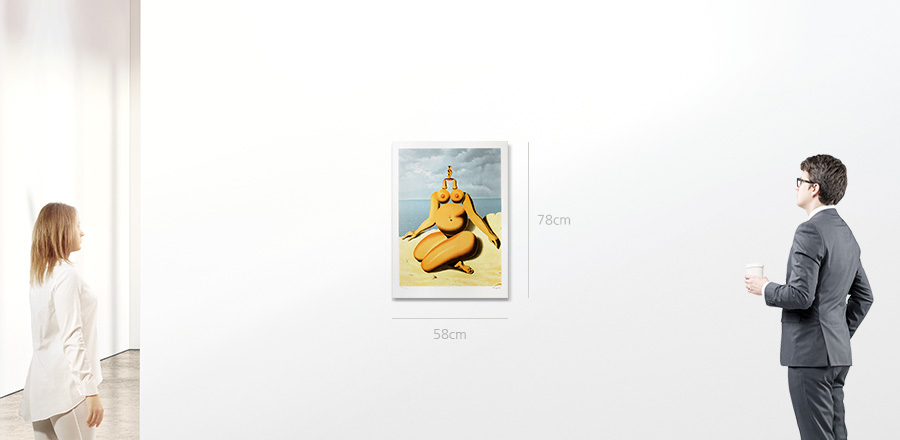 Rene Magritte 백인(La Race Blanche)